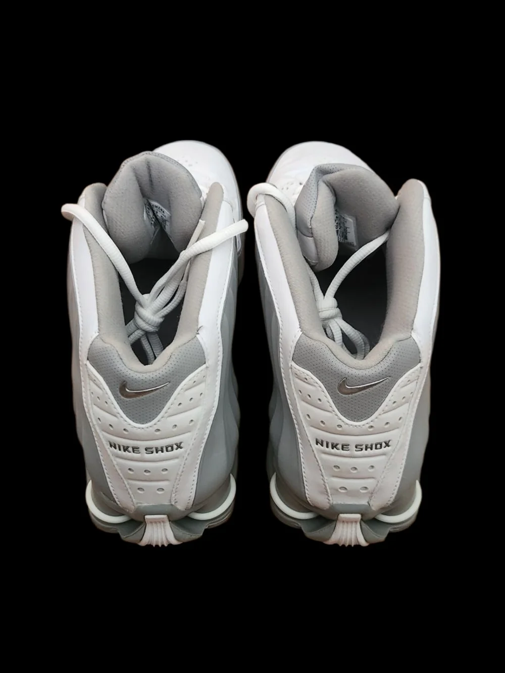 Nike Shox Zoom Flight 2005 311240-103 Basketball Hi White Silver Shoes Sz US 12
